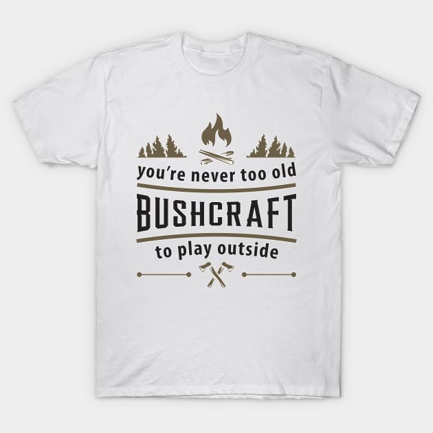 Survival Bushcraft Nature Camping Outdoor Gift T-Shirt by T-Shirt.CONCEPTS